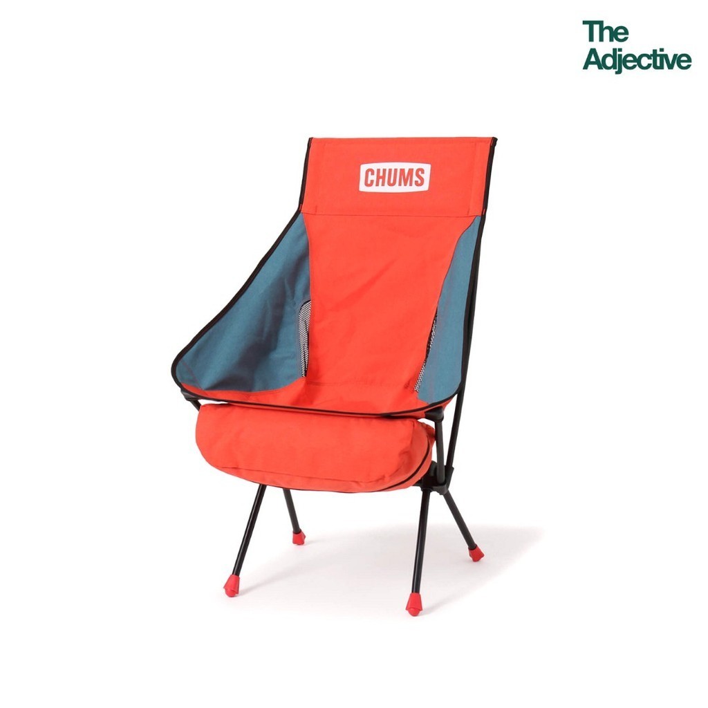 CHUMS Compact Chair Booby Foot High / เก้าอี้สนามแคมป์ปิ้ง เก้าอี้พับได้ขนาดพกพา ชัมส์ อุปกรณ์แคมป์ปิ้ง