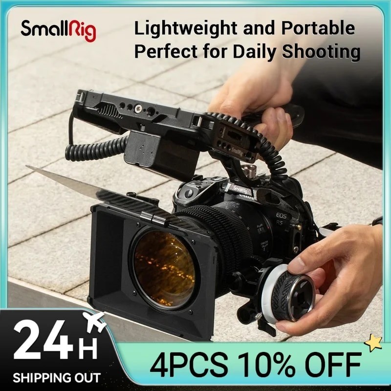 AD SmallRig 4*5.65 Mini Matte Box Carbon Fiber Top Flag For DSLR Mirrorless Camera for BMPCC 4K 6K Camera Cage Rig 3196