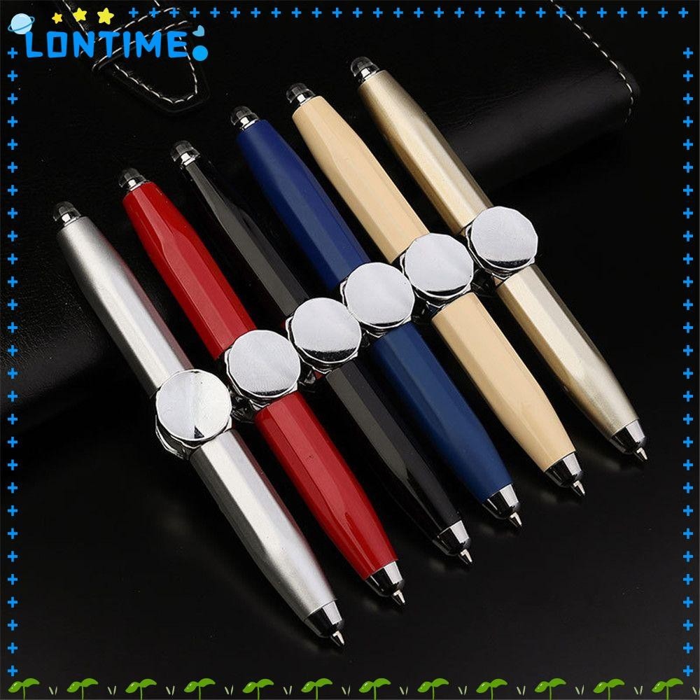 Lontime ปากกาสปินเนอร์ LED หมุนได้ สําหรับเล่นคลายเครียด