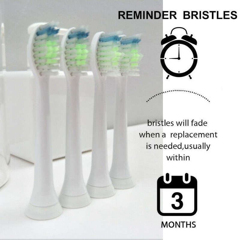 4 ชิ้นใหม่หัวแปรงฟันสําหรับ HX6064 Philips Sonicare Diamond Clean เปลี่ยน