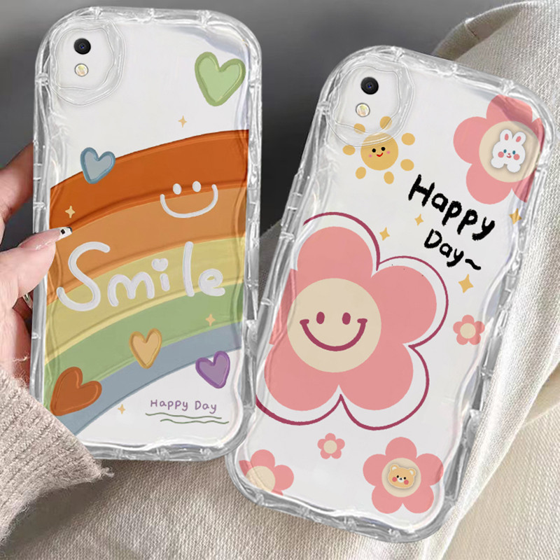 เคส Redmi 9A ใส กันกระแทก ป้องกันกล้อง ดอกไม้ ขอบนิ่ม TPU เคสโทรศัพท์ กรณีป้องกันโทรศัพท์มือถือ