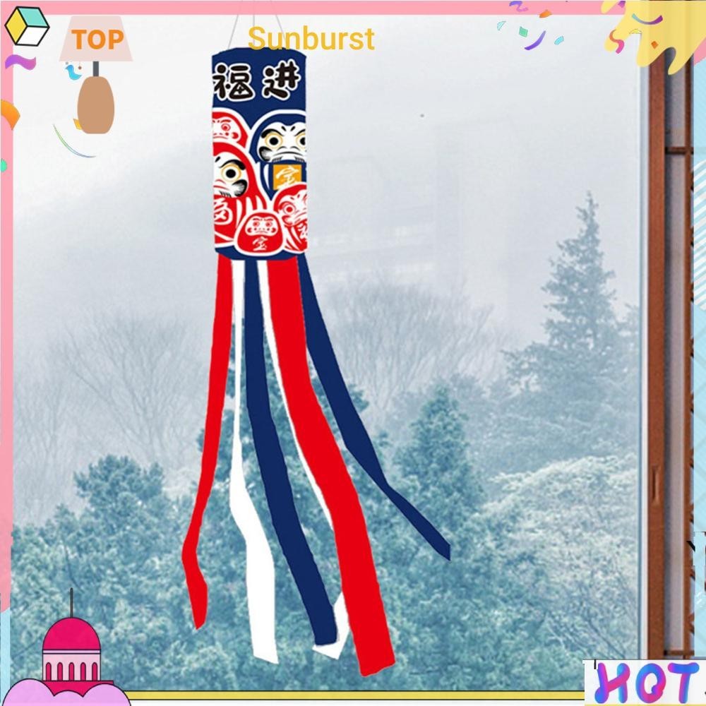 [Sunburst11.th] ธงแขวนตกแต่งสวน กันน้ํา 100 ซม.