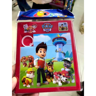 paw patrol ของเล่นเด็ก บอร์ดตัวเลข การ์ตูนทีม เสริมการศึกษาเด็ก ปริศนาจิ๊กซอว์
