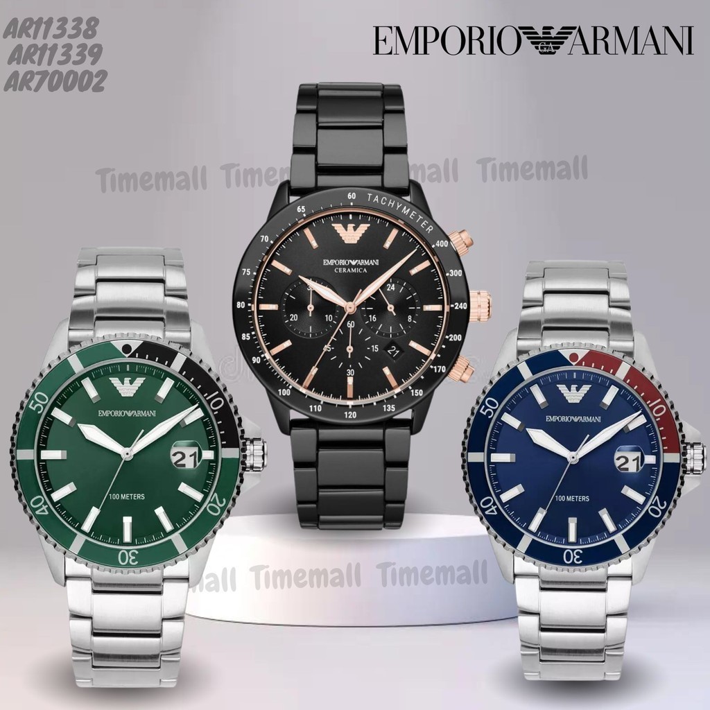 TIME MALL นาฬิกา Emporio Armani OWA352 นาฬิกาข้อมือผู้ชาย นาฬิกาผู้ชาย แบรนด์เนม Brand Armani Watch AR11339