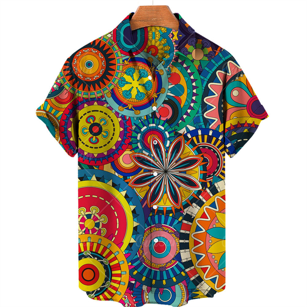 Songkran เสื้อยืดลําลอง แขนสั้น พิมพ์ลายดอกมะม่วงหิมพานต์ 3d ทรงหลวม ระบายอากาศ แฟชั่นฤดูร้อน สําหรับผู้ชาย และผู้หญิง 2024