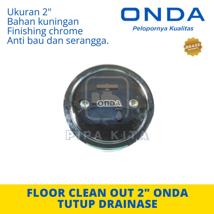 ชั้น Clean Out 2 นิ้ว ทองเหลือง FCO ONDA