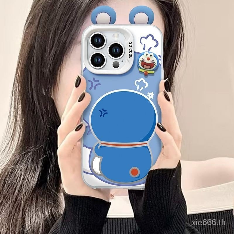 เคสโทรศัพท์มือถือแบบนิ่ม กันกระแทก ลายการ์ตูนโดราเอมอน สําหรับ Iphone 15Promax 15Pro 14 Pro Max 14 plus 13 Pro Max 13 13pro 11 Pro Max 11 X XR Xs Max 12Pro