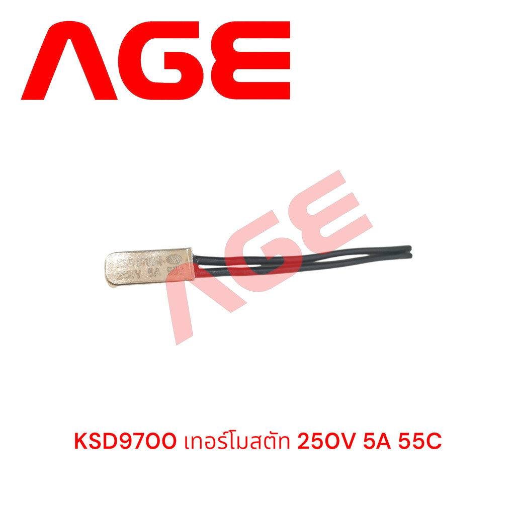 KSD9700 เทอร์โมสตัท 250V 5A 55C (NO Type),KSD9700 Thermostat