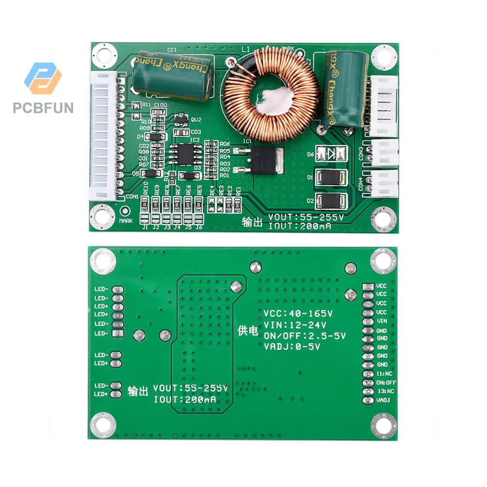 Pcbfun บอร์ดไฟแบ็คไลท์ LED LCD TV DC40-165V 32-60 นิ้ว 14-65 นิ้ว