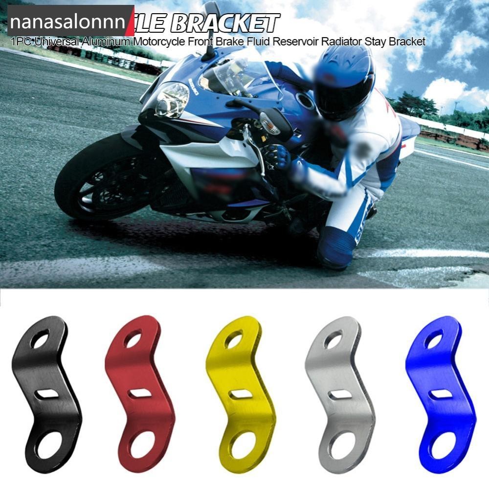 Nanasn| ตัวยึดหม้อน้ํา น้ํามันเบรกหน้า อลูมิเนียม อุปกรณ์เสริม สําหรับรถจักรยานยนต์ O5T8 1 ชิ้น