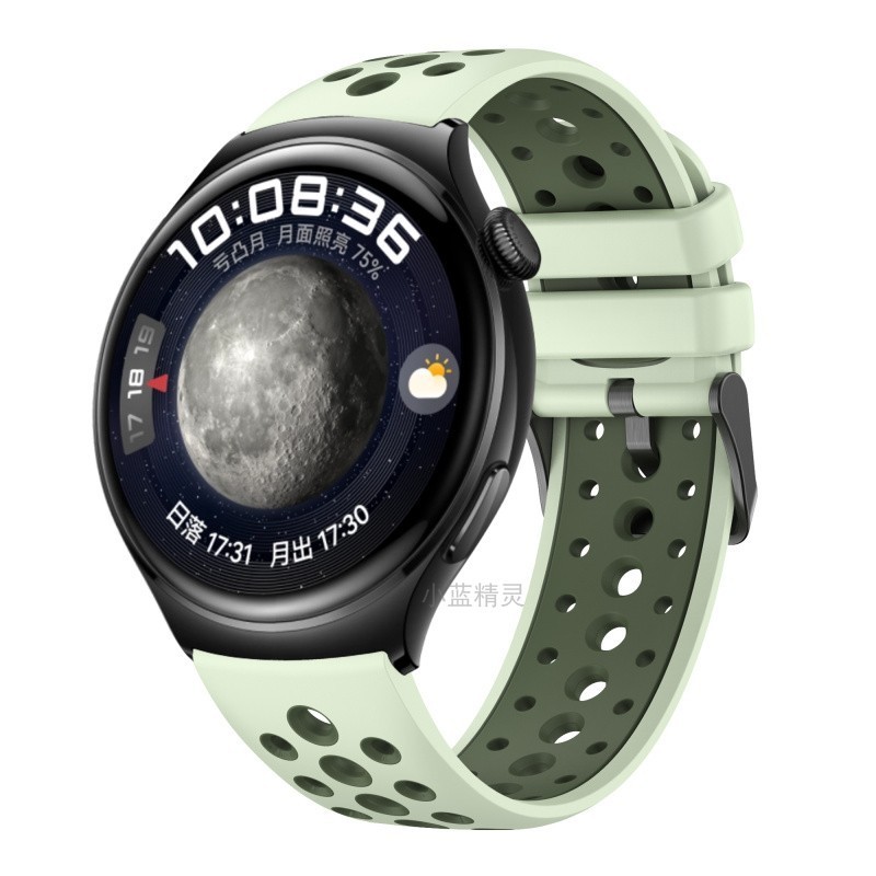 สายนาฬิกาข้อมือซิลิโคน สองสี สําหรับ Huawei watch4 GT4 32pro Glory magic GS3