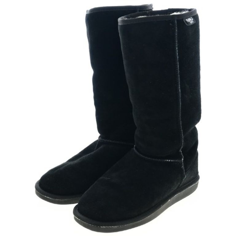 emu M Boots Women black 24.0cm Direct from Japan Secondhand