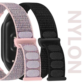 สายรัดไนลอน Smartwatch Xiaomi Mi Band Miband 10 9 8 สำหรับอุปกรณ์กีฬา