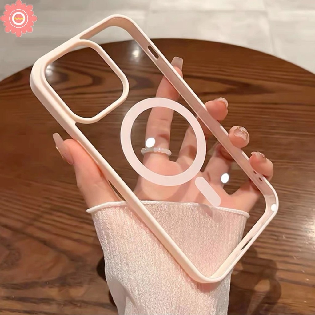 เคสโทรศัพท์มือถือแบบใส กันกระแทก เรียบง่าย สีพื้น หรูหรา สําหรับ IPhone 11 15 14 12 13 Pro MAX 7Plus 8 7 Plus XR XS X MAX SE 2020