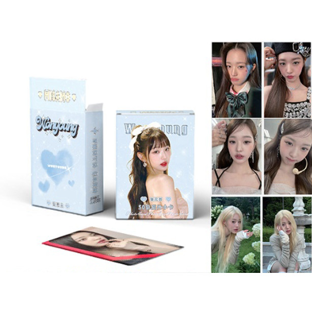 50-119pcs IVE SCOUT Hologram Laser Lomo Cards 3rd FAN CLUB DIVE Photocards WONYOUNG SOLO YUJIN LIZ LEESEO REI GAEUL Kpop Holographic Postcards Ready Stock SX