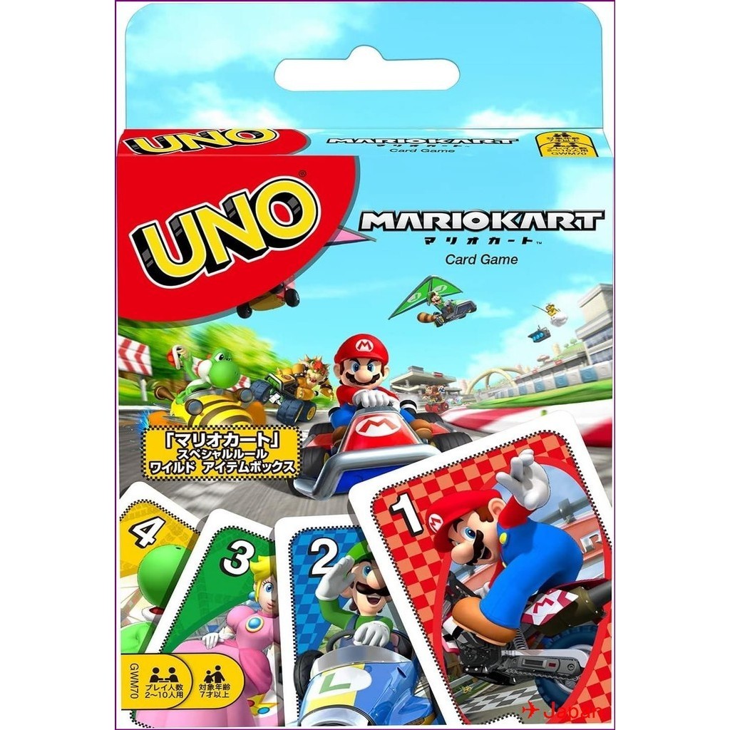 Mattel Game Uno Mario Kart [การ์ดกฎพิเศษ] 【ส่งตรงจากญี่ปุ่น】