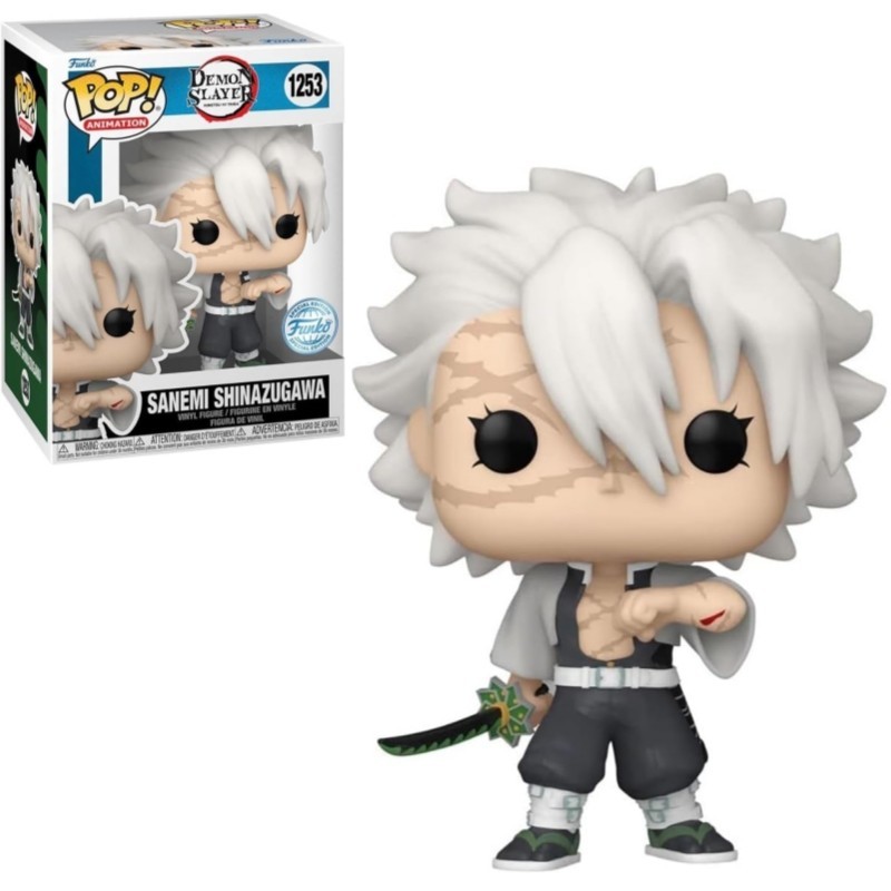 ฟิกเกอร์ Demon Slayer Sanemi Shinazugawa Funko Pop 1253 ของเล่นสําหรับเด็ก