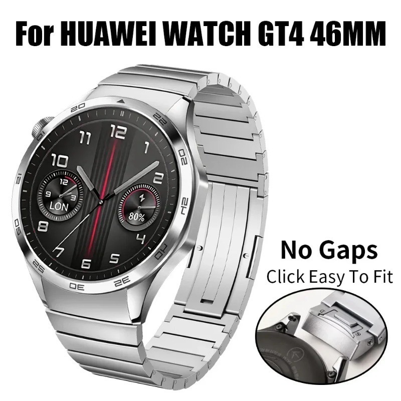 สายนาฬิกาข้อมือ สเตนเลส โลหะ แบบเปลี่ยน สําหรับ HUAWEI WATCH GT 4 46 มม. GT4