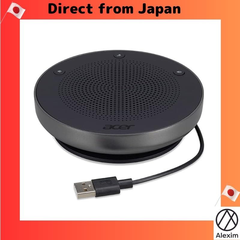 [Direct from Japan]Acer conference speaker ASK130 is a speakerphone for meetings with built-in microphone and speaker, allowing two-way communication. It is a USB-A connected microphone with a 360° omnidirectional pickup, amplifier, and noise-cancelling a