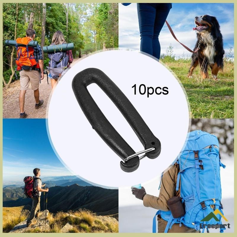 [Szgqmyyx1] 10x สายรัดตะขอหัวเข็มขัดสําหรับกระเป๋าเดินทางสายรัดกระเป๋าเป้สะพายหลัง