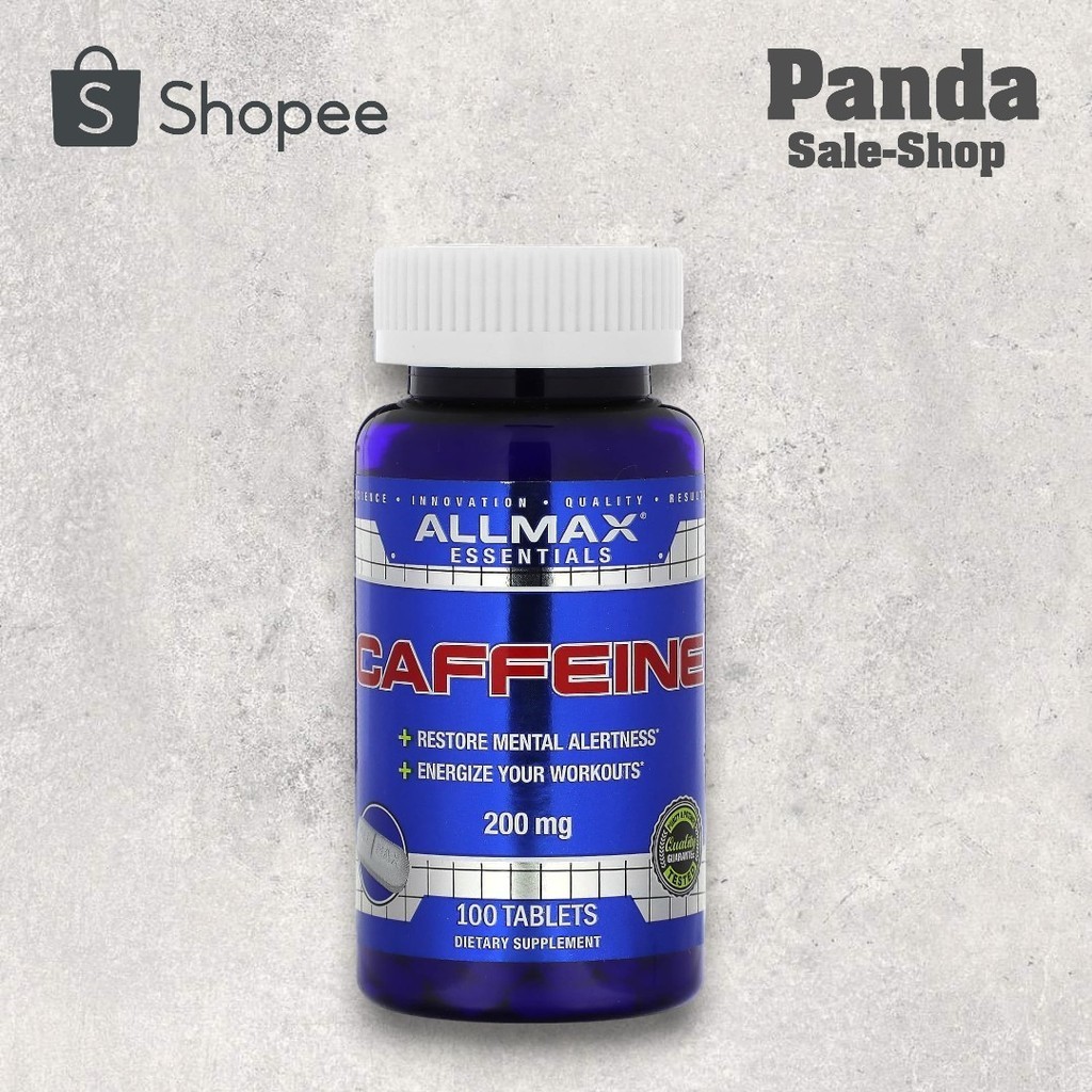 ALLMAX Essentials  Caffeine, 200 mg 100 Tablets