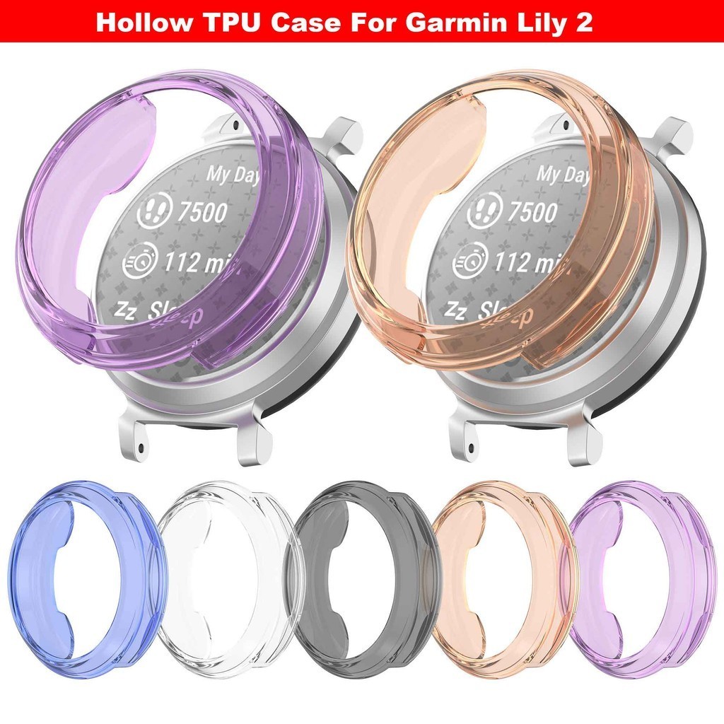 เคสป้องกัน TPU สําหรับ Garmin Lily 2 เคสป้องกัน อุปกรณ์เสริมสมาร์ทวอทช์