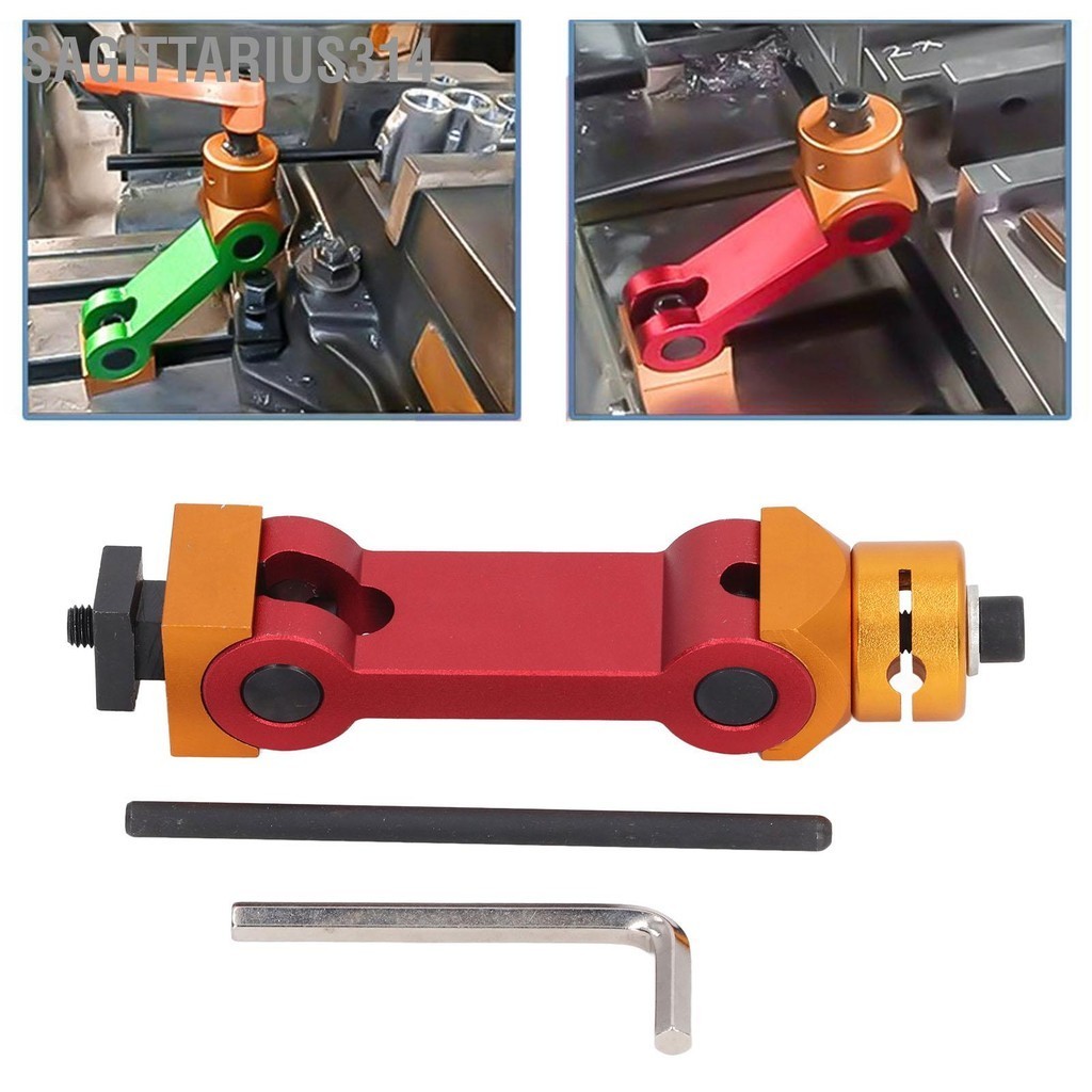 Sagittarius314 CNC Work Stop Locator ปรับ Vise Limiter Mill Machine ชิ้นงานสำหรับ T Slot