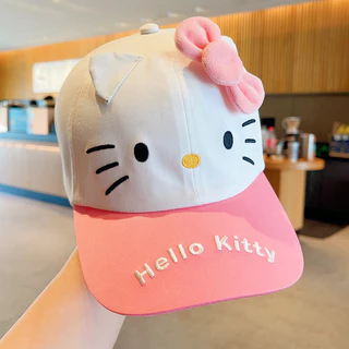 【SY1】 Sanrio Kuromi HelloKitty Cinnamon หมวกเบสบอล ป้องกันแสงแดด ลายการ์ตูนน่ารัก สําหรับเด็ก