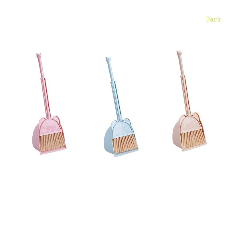 Children Small Broom and Dustpan Set Learning Sweeping Tool Toddlers Broom Kit