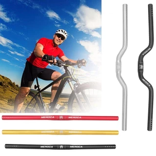 VOIDZY จักรยาน Riser Handlebar, 25.4X540/580 มม.อลูมิเนียมแฮนด์จักรยาน,ทนทาน MEROCA ตรง/เลื่อนชิ้นส่วนจักรยานสําหรับเสือภูเขา