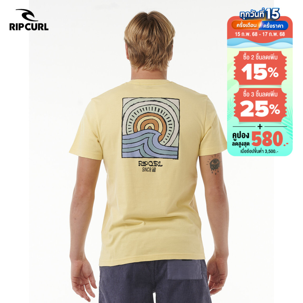 RIPCURL เสื้อยืด 0JOMTE SWC HAZEY TEE P24