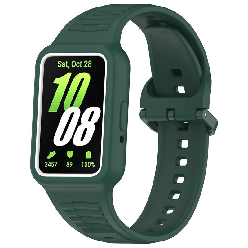 สายซิลิโคนกีฬา for Smartwatch Samsung Galaxy Fit 3 / Huawei Band 10 9 8 NFC เทปป้องกันหน้าจอยาง for Huawei Band 7 ราคา ถูกที่สุด ดีลบีเคเค แกลเลอรีภาพที่ 5