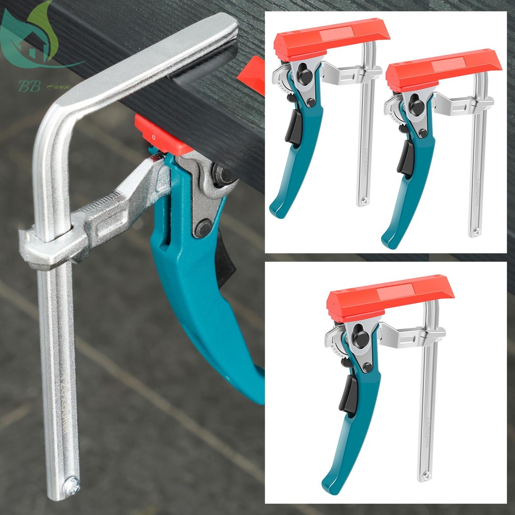 Ratchet Track Clamp โลหะ Track Saw Clamps ง่ายล็อคท่องเที่ยว Rail Clamp Quick Release T Slot Clamp ส