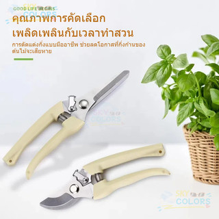 กรรไกรแต่งกิ่ง กรรไกรตัดกิ่งไม้ 6.5 นิ้ว ใบมีดสแตนเลส รุ่น
