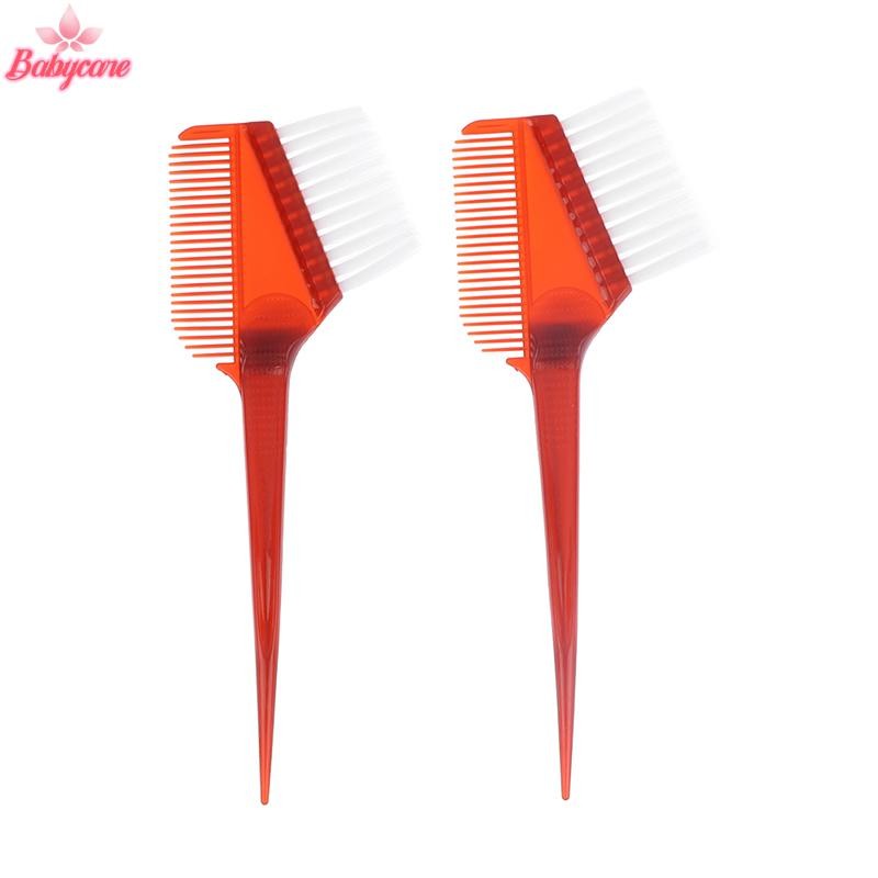 Byce> 1PC แปรงย้อมผมพลาสติกสีผม Applicator แปรงหวีตัดผม Salon Tint จัดแต่งทรงผมเครื่องมือใหม่