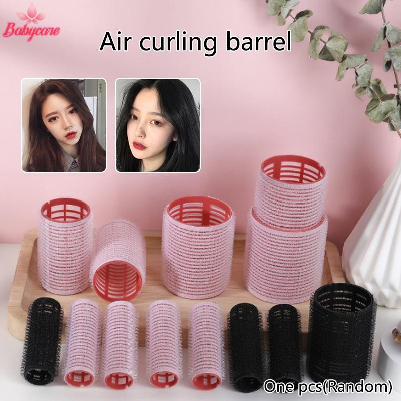 BYCE> 1 ชิ้น Hairdressing ใช้ในบ้าน DIY Self-Adhesive ลูกกลิ้งผมจัดแต่งทรงผม Roller Roll Hair Curler เครื่องมือความงามใหม่
