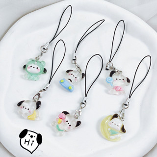 น่ารัก Luminous Pacha โทรศัพท์ Chain Charm เชือกโทรศัพท์ผู้ห…
