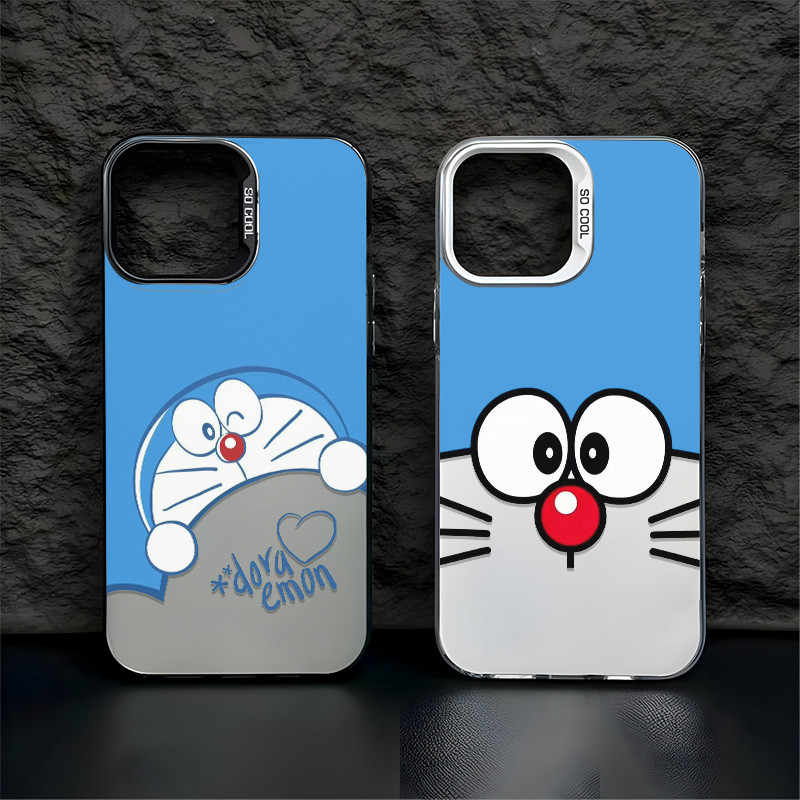 UKA-SUKA-SUKA กรณี Doraemon CASE ความงามสําหรับ Iphone 13 12 11 15 14 Pro Max 6 6s 7 8 14 Plus X XR 