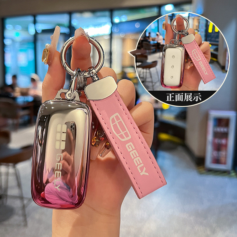 เหมาะสำหรับเคสกุญแจ Geely Galaxy EX5 E5 EX5 MAX EX5 PRO E5 รุ่นใหม่ปี 2024 รุ่นสำรวจ รีโมทรถยนต์ เคส