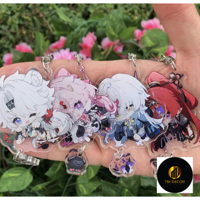 เกม Wuthering Waves YUANWU Jiyan Yangyang พวงกุญแจ พวงกุญแจอะคริลิคใส