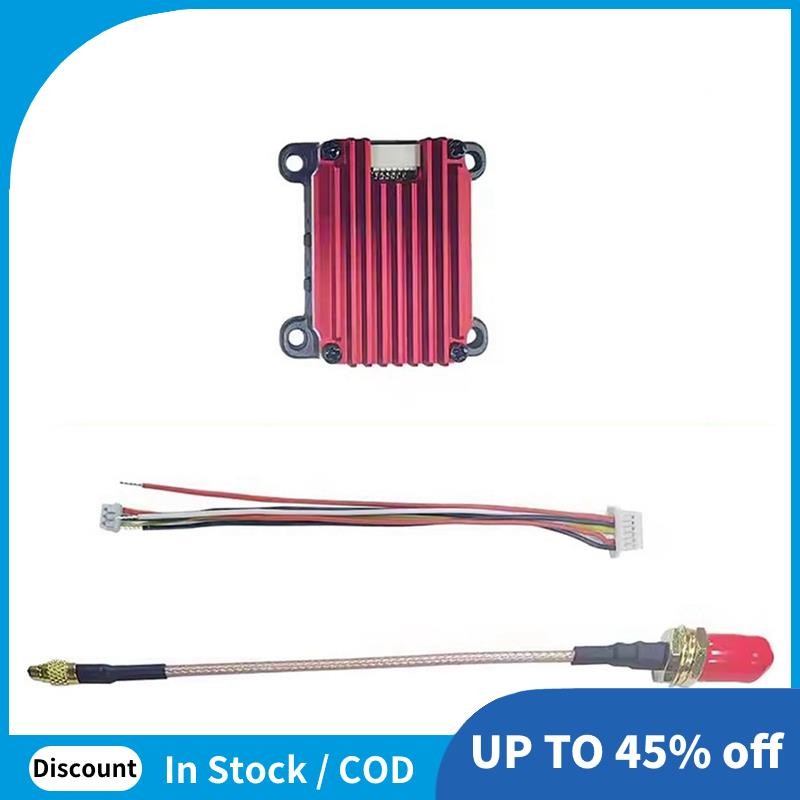 5.8g 1.6W VTX เครื่องส่งสัญญาณวิดีโอ 48CH VTX สําหรับ FPV ยาว Rang Racing Drone Multirotor DIY Part