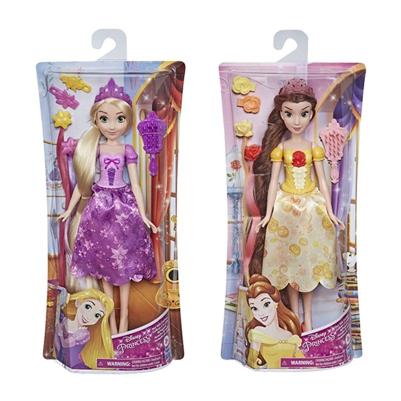 ของเล่นตุ๊กตาเจ้าหญิงดิสนีย์ Hasbro Belle Rapunzel สําหรับเด็กผู้หญิง