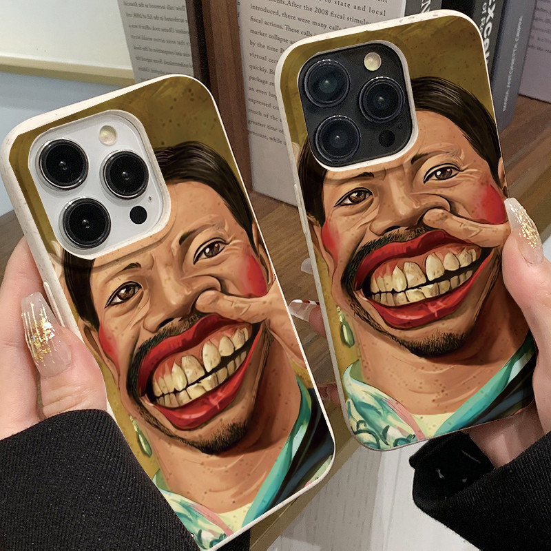 สำหรับ iPhone 11 13 For เคสไอโฟน14 15 12 Pro Max X XS XR 6 7 8 14 15 Plus 12 13MINI การ์ตูน ตลก รุ่น กันน้ำกรณีกันกระแทก