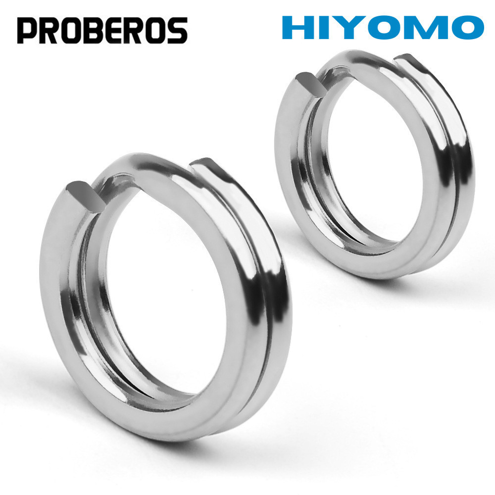 Proberos แหวนสเตนเลส 25-260LB อุปกรณ์เสริม สําหรับตกปลา 100 ชิ้น