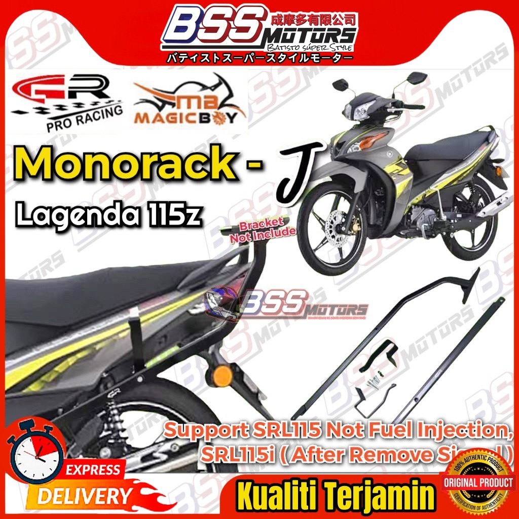 MAGICBOY GR Racing Monorack J Heavy Duty Lagenda115z Lagenda 115zr SRL115z SRL115i Lagenda 115z