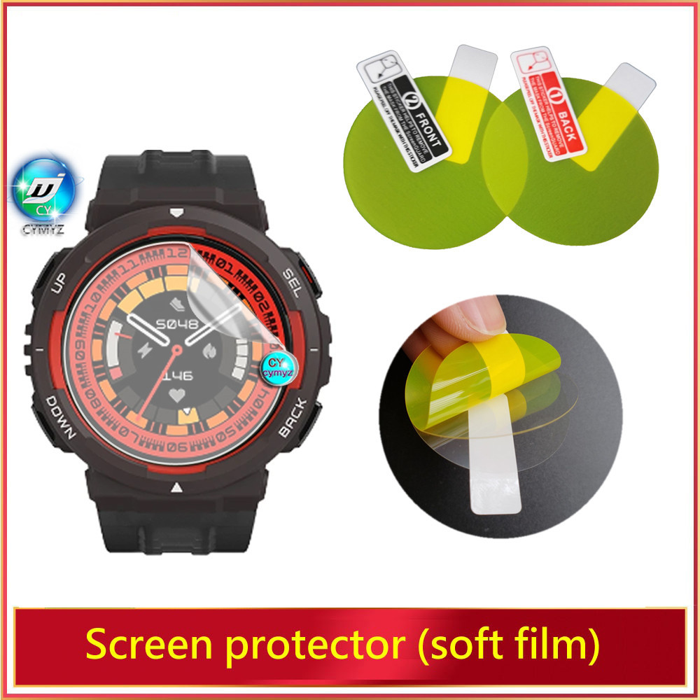 Amazfit Active Edge ฟิล์มกันรอย ซ่อมได้ HD นิ่ม TPU ฟิล์มไฮโดรเจล Amazfit Active Edge ป้องกันหน้าจอ