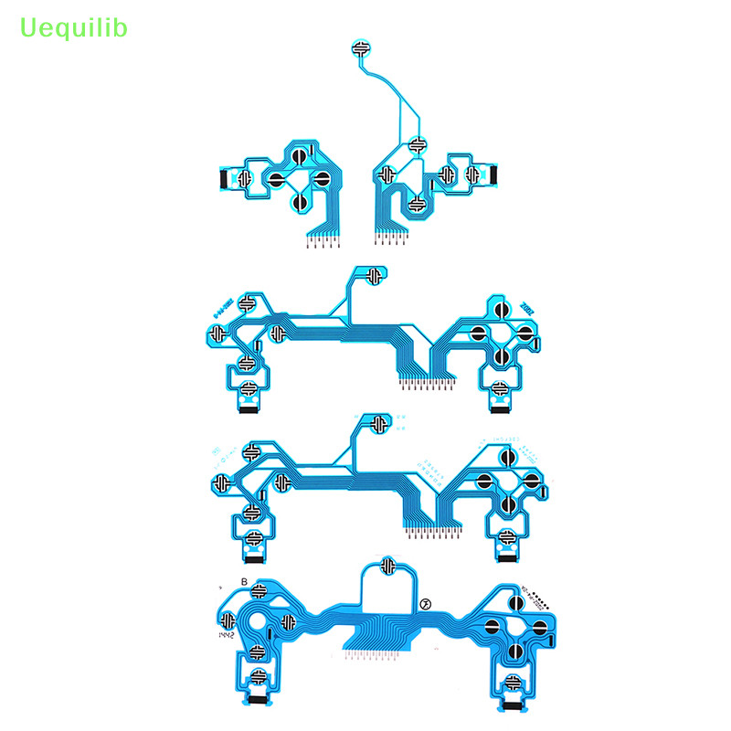 Uequilib ใหม่ ฟิล์มควบคุมจอยเกม สีฟ้า สําหรับ PS4 DS4 PRO Slim JDS 050 040 030 010