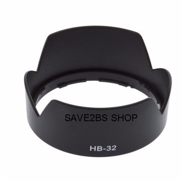 ฮู๊ดเลนส์ HB-32 NIKON for D7100,D7200,D7500,D500,D5300,D5500,D5600,D3300,D3400