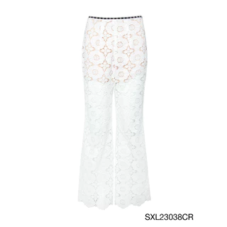 SABINA | JANESUDA x SABINA กางเกงขายาว Lady Jane รหัส SXL23038CR สีขาว