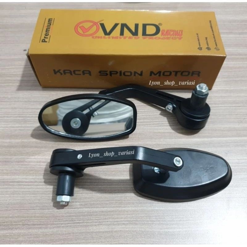 VND Racing Oval Spoke Mirror & VND CNC Universal Round Spoke Mirror